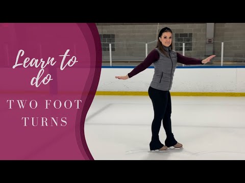 Learn To Turn On Ice!   Two Foot Turn Skating Tutorial