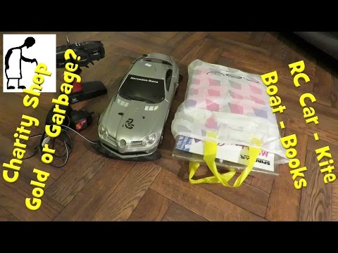 Charity Shop Gold or Garbage? RC Car, Kite, Boat, Beast Quest books.