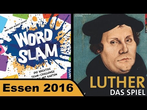 Mit List und Tücke - Word Slam - Luther: Das Spiel - Essen 2016 live