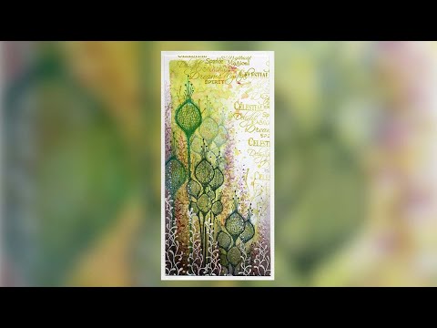 Magical Fairy Thistles - A Lavinia Stamps Tutorial