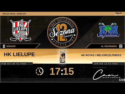 2022 12 18 HK Lielupe - HK ROTAS/Meliorceltnieks