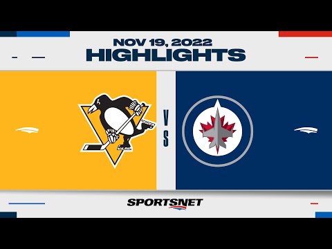 NHL Highlights | Penguins vs. Jets - November 19, 2022