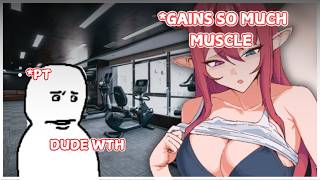 IRyS's muscle gains in 2 days left her PT speechless