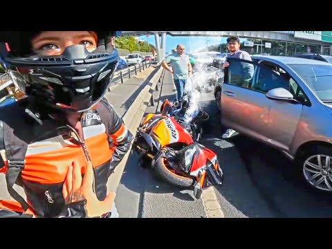 EXPENSIVE BIKES FALL TO PIECES - CRAZY & EPIC Motorcycle Moments - Ep. 520