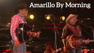 George Strait - Amarillo By Morning ♬ Feat. Alan Jackson (Live From AT&amp;T Stadium) [2014 Version]