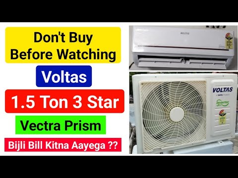 VOLTAS 1.5 TON 3 STAR SPLIT AC 183 VECTRA PRISM