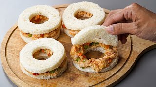 Bread Mayo Donut Recipe | Ramadan Special Recipe | Bread Donut Snacks | Bread Snacks Recipe