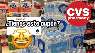 Hora de Revisar CUPONES | Productos GRATIS en CVS| Agua a un Súper Precio 🤩