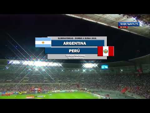 Peru 5 vs 4 Argentina rumbo a Rusia 2018 Si se puede!!