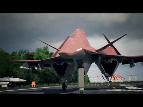 ACE COMBAT 7 All Squadron Intro (ADF-01 Falken)+Cockpit view