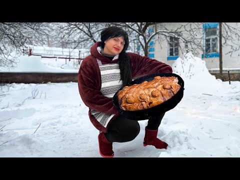 Beauty is Cooking an Ancient Recipe for Baked Meat in Dough! Traditional Old Ukrainian Dish