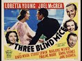 Loretta Young Joel McCrea David Niven In Three Blind Mice 1938