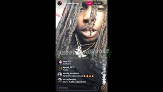Chief Keef reacts to his BABY MAMA Snapchat rant on INSTAGRAM LIVE! 2017,2018