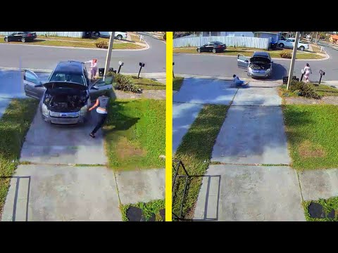 Caught in 4K! 🤣 CCTV Fails Gone Wrong