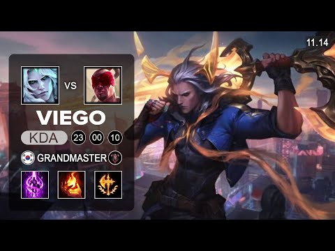Viego Top vs Lee Sin - KR Grandmaster Patch 11.14