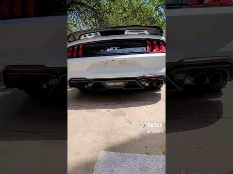 Mustang GT makeover! 🔥 MP Concepts GT500 Rear Diffuser #CarGirls #DIYCarMods #Mustang #MPConcepts