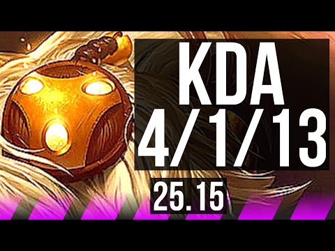 BARD & Xayah vs YUUMI & Lucian (SUP) | 4/1/13 | KR Master | 25.15