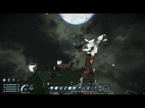 Space Engineers - AutoPillock script autodock flexing - moving and rotating carrier
