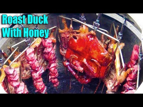 Yummy Roast Duck with Honey in Tank - Cambodian Street Food Compilation, Asian Street Food #297