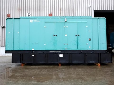 Used- Cummins 750kW standby (680 prime) diesel generator set - stock # 47798002