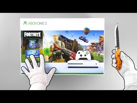 Xbox One "FORTNITE" Console Unboxing (Eon Skin Bundle) Battle Royale Solo Victory Gameplay Video
