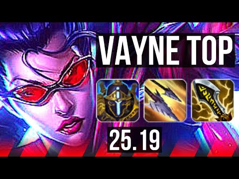 VAYNE vs YASUO (TOP) | Legendary | KR Master | 25.19