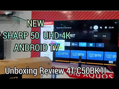 Review Sharp UHD 4K TV | Sharp 50 inch Android TV | SHARP 4T-C50BK1I