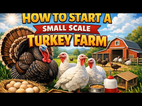 How To Start Small Scale Turkey Farm | Step By Step Guide On Starting A Turkey Farm For Beginners 