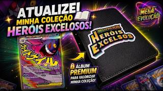 Minha coleção Heróis Excelsos ficou INCRÍVEL com esse Álbum Premium!