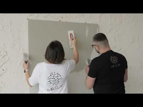 Clay plaster application - Mr. Clay