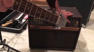 Crate CA-125D Amp Yellow Ledbetter Intro Led Zeppelin John Mayer Samples