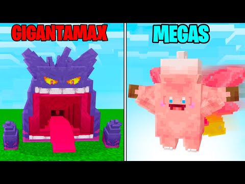 POKÉMON  GIGANTAMAX VS POKÉMON MEGA NO MINECRAFT COBBLEMON!