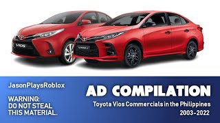 Download lagu Ad Compilation: Toyota Vios Commercials in the Philippines (2003-2022) mp3 Download lagu Ad Compilation: Toyota Vios Commercials in the Philippines (2003-2022) mp3