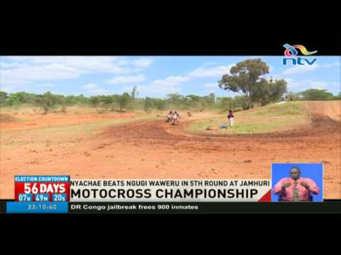 Ethan Nyachae stars in 5th round of the Kenya National Motocross Championship