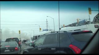 Car goes on fire- Canada Mississauga