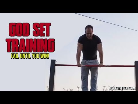 5 x 50 Pullups + 1 Muscleup (FAIL Until You WIN!) [GOD Set Training]