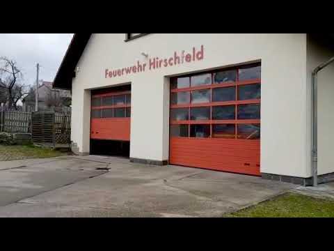 Alarmierung & Ausrücken Türnotöffnung 28.12.2019 Feuerwehr Hirschfeld