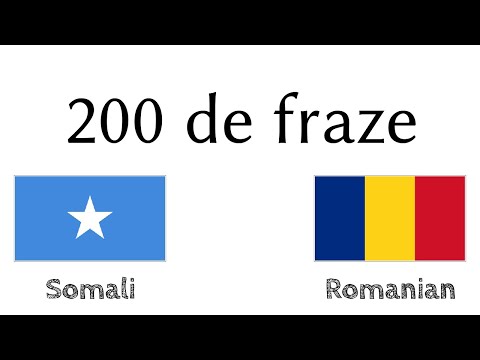 200 de fraze - Somaleză - Română