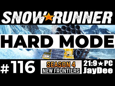 Snowrunner Hard Mode Tag #116 ★ Holz & Stahl ranschaffen - Nördliche Aegis Anlage  (AMUR)