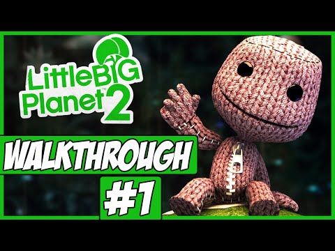 LittleBigPlanet 2 Walkthrough Ep.1 w/Angel - Another Toy Adventure!