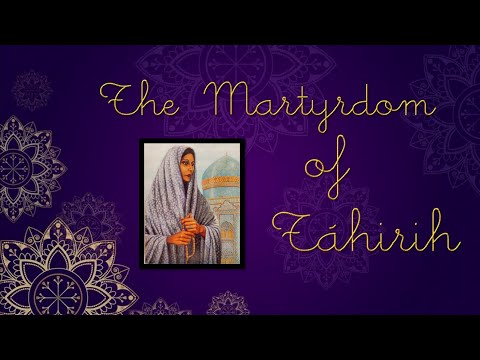 The Martyrdom of Táhirih