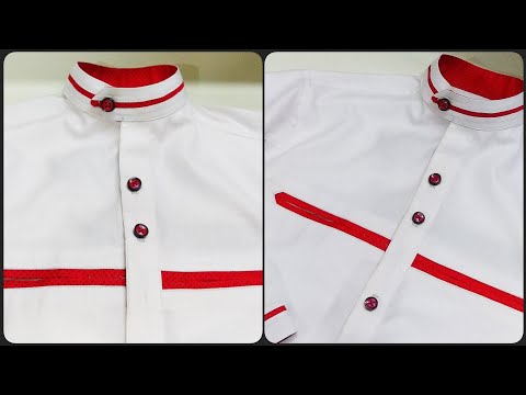 How to sew designer shirt with welt pockets Video