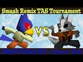 Smash Remix TAS Tournament GRANDFINALS SET 1 Falco Vs Wolf