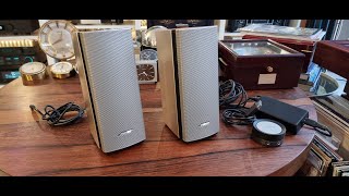 Video thumbnail for BOSE COMPANION 20 active speakers high fidelity +table remote  -test- by marco cecchini