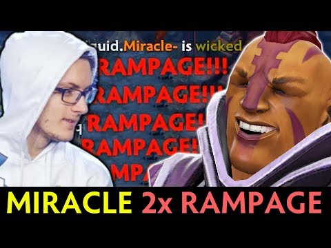 Miracle DOUBLE RAMPAGE — when M-GOD picks his BEST Anti-Mage
