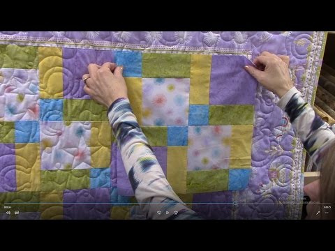 Let's Make! | Disappearing Nine Patch with Mitered Corner Borders Tutorial