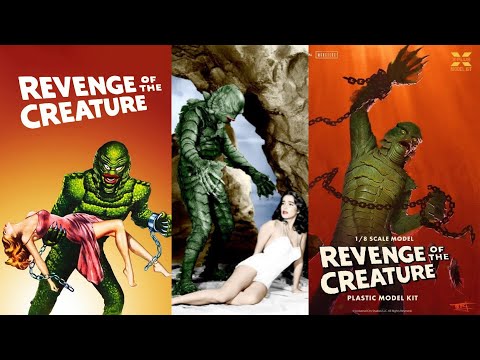 First Look - Revenge of the Creature (Creature from the Black Lagoon) Kit Review from X-Plus