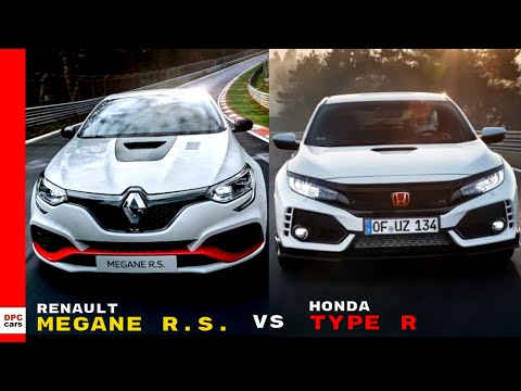Renault Megane RS Trophy R vs Honda Civic Type R Nurburgring Lap