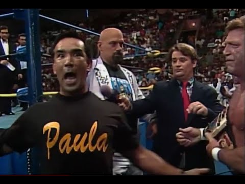 Paul Orndorff gets interrupted by Ricky Steamboat, brawls w/Ron Simmons - 6/9/1993 - WCW - Promo