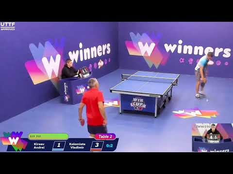 WINners CUP table 2  09.09  Kireev Andrei - Kolomiets Vladimir 12:30